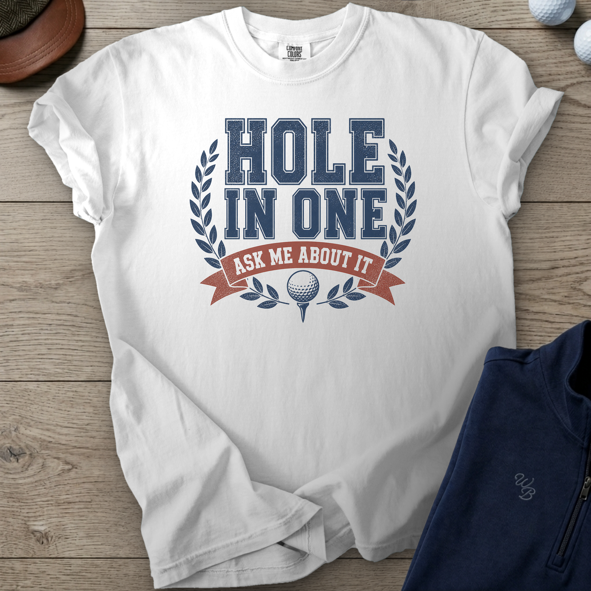 Ask Me About It Heavyweight Tee — White t-shirt