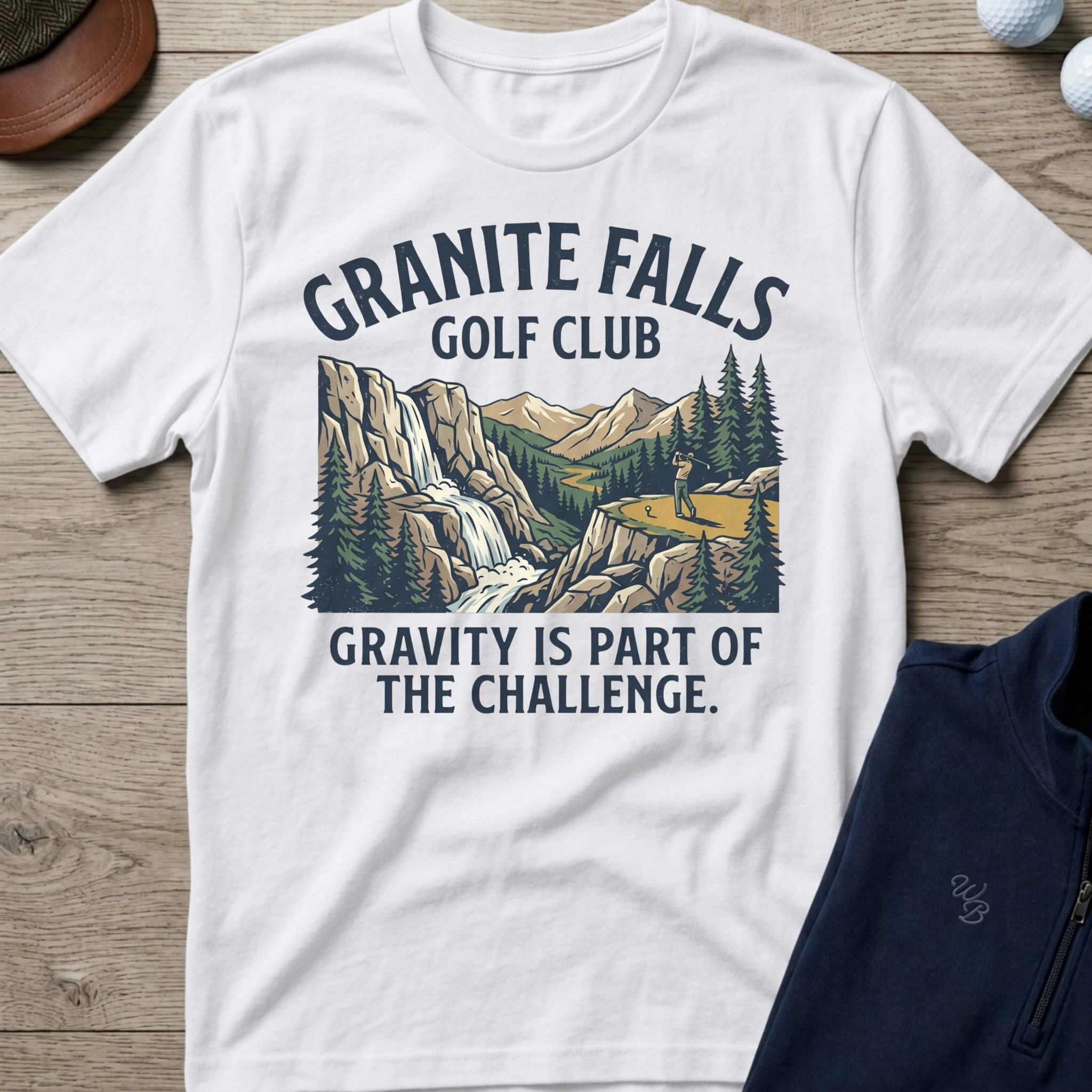 Granite Falls — White t-shirt