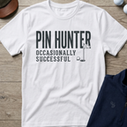 Pin Hunter — White t-shirt