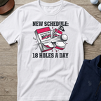 New Schedule — White t-shirt