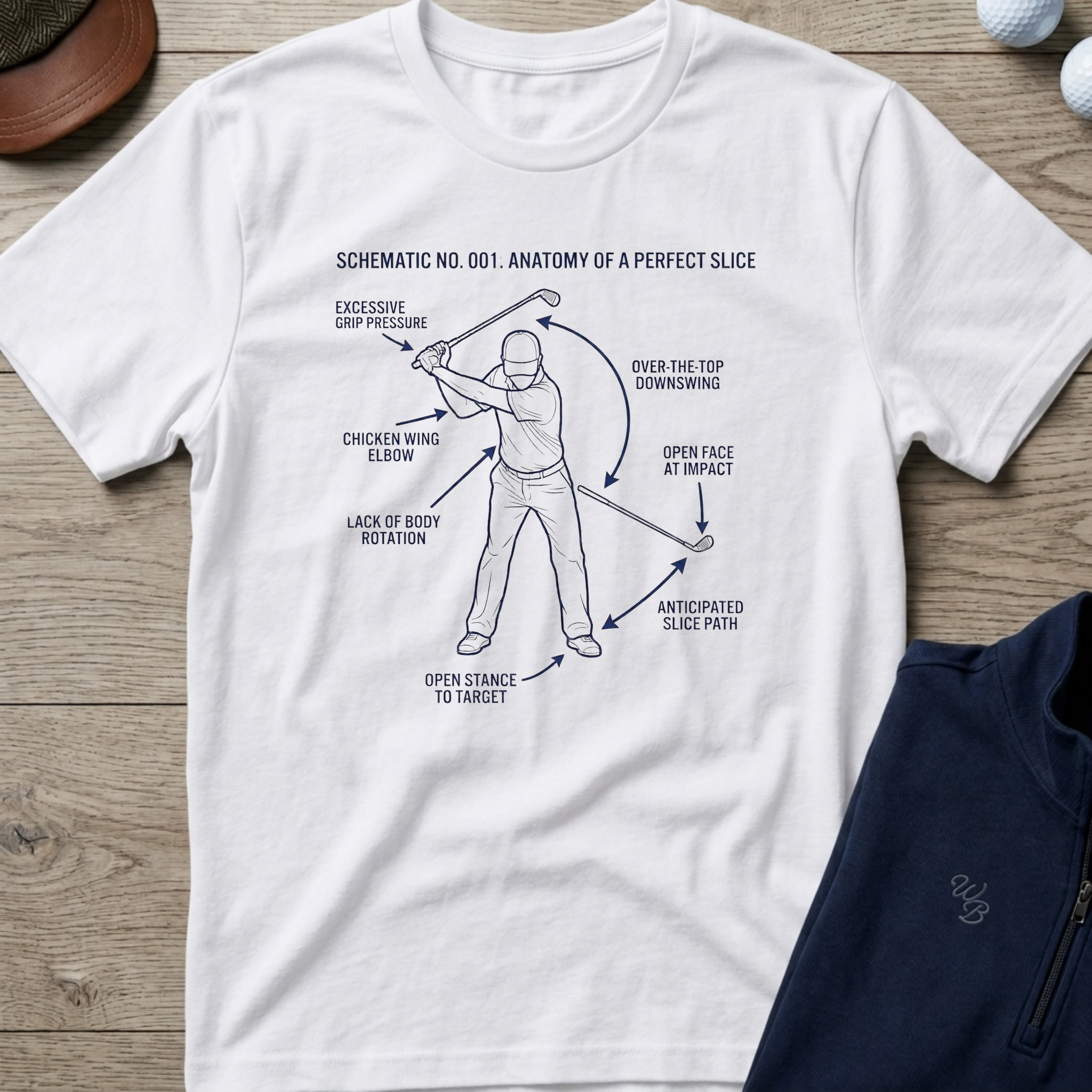 Slice Anatomy — White t-shirt