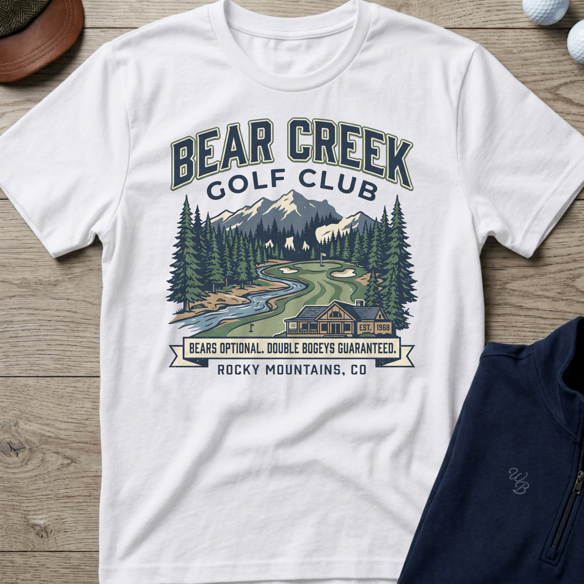 Bear Creek — White t-shirt