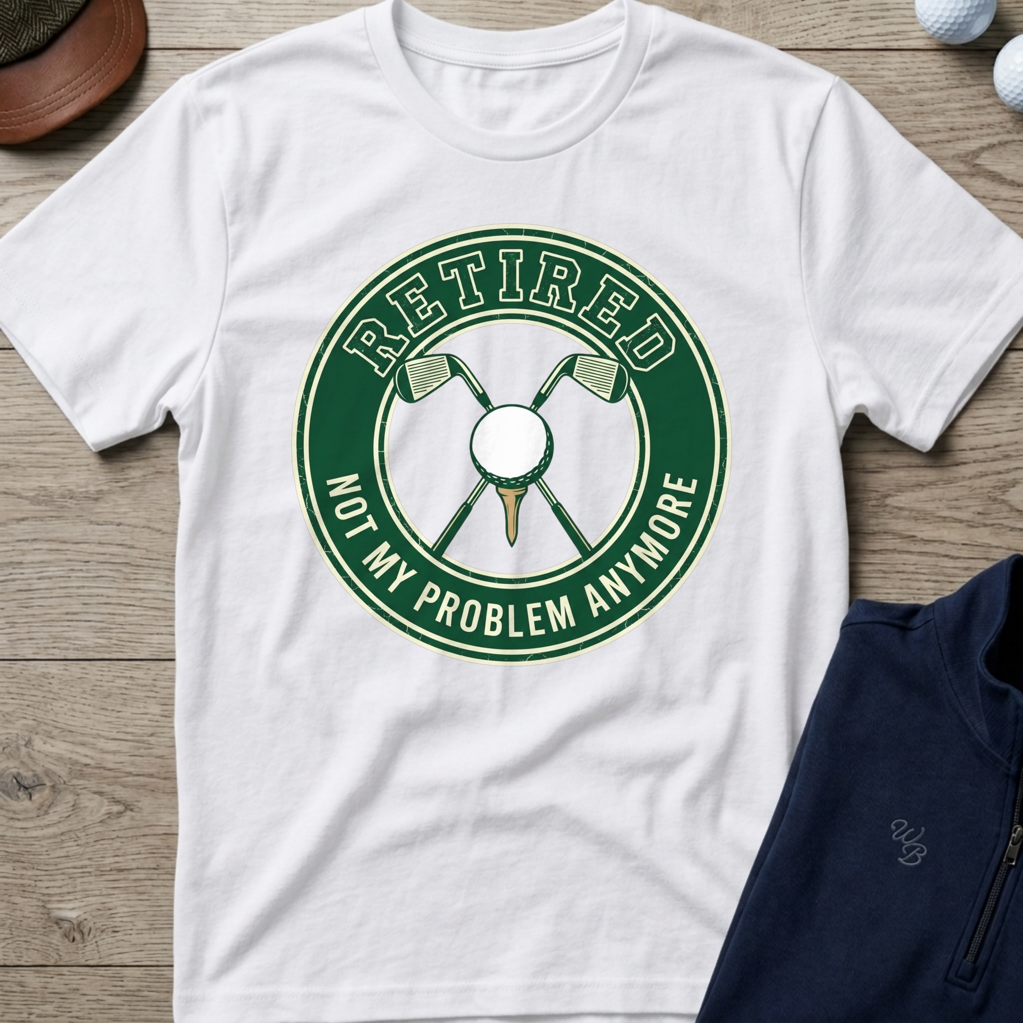 Not My Problem Anymore — White t-shirt