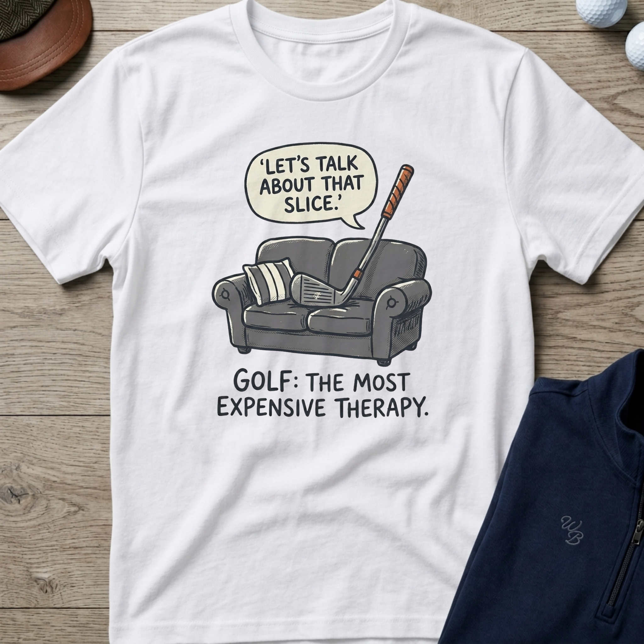 Expensive Therapy — White t-shirt