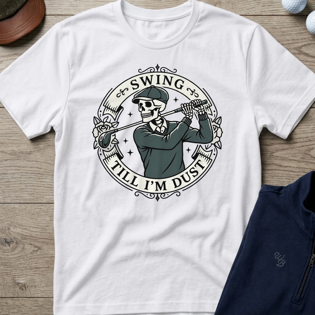 Swing Till I'm Dust — White t-shirt