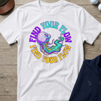 Find Your Flow — White t-shirt