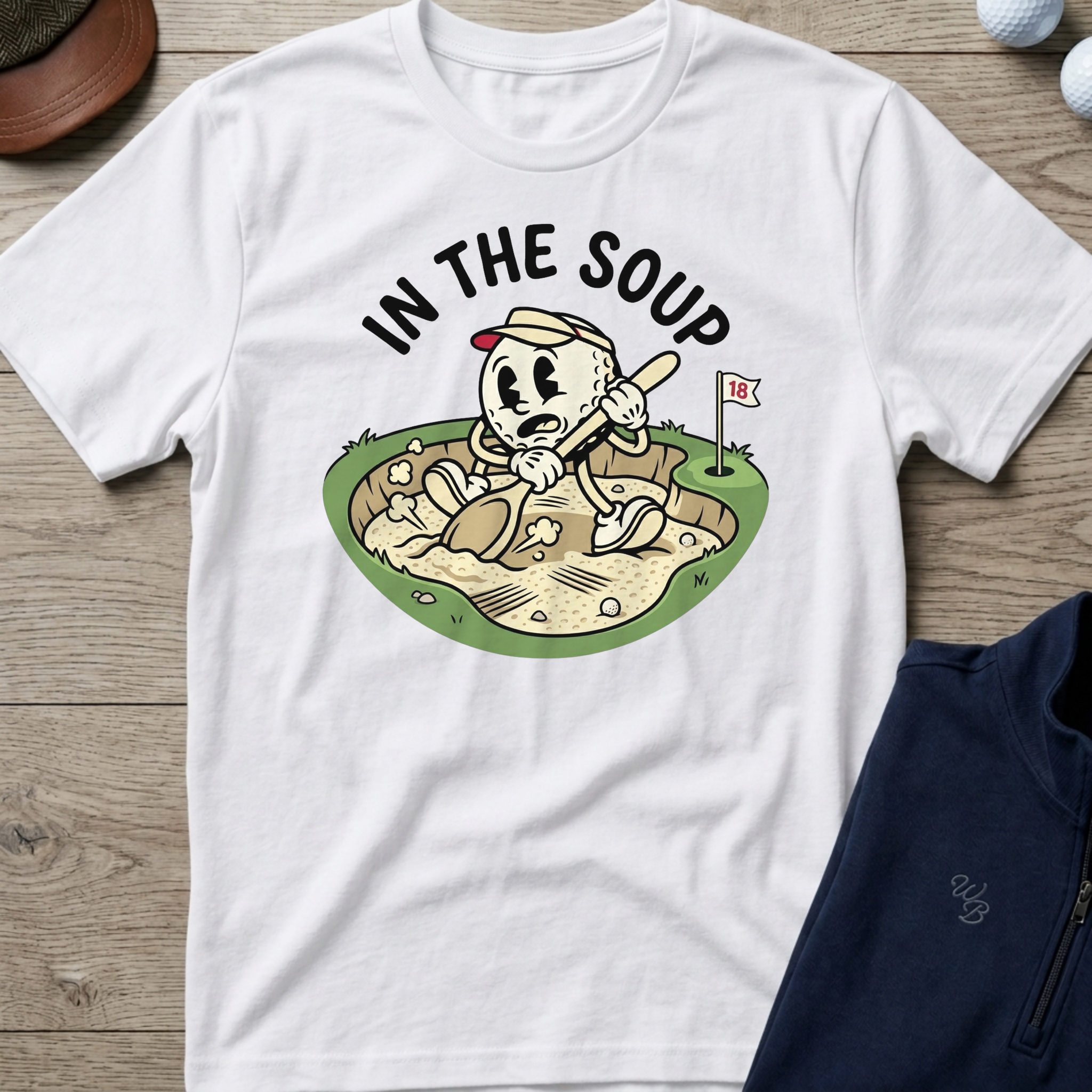 In The Soup — White t-shirt