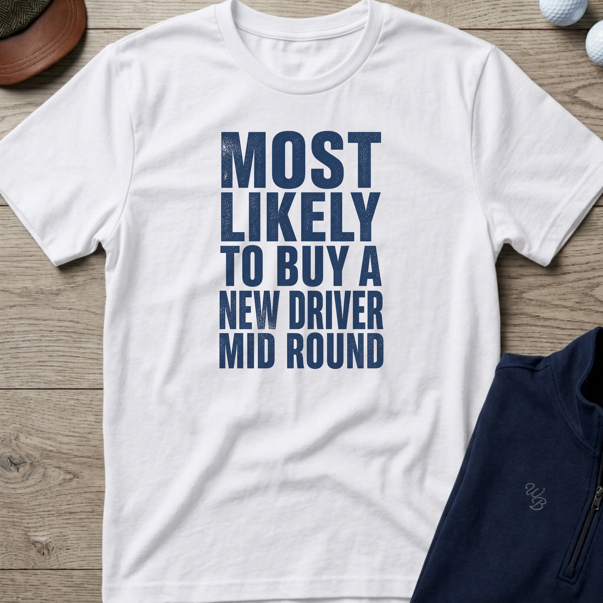 Buy A New Driver — White t-shirt
