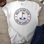 Hole In One Club Heavyweight Tee — White t-shirt