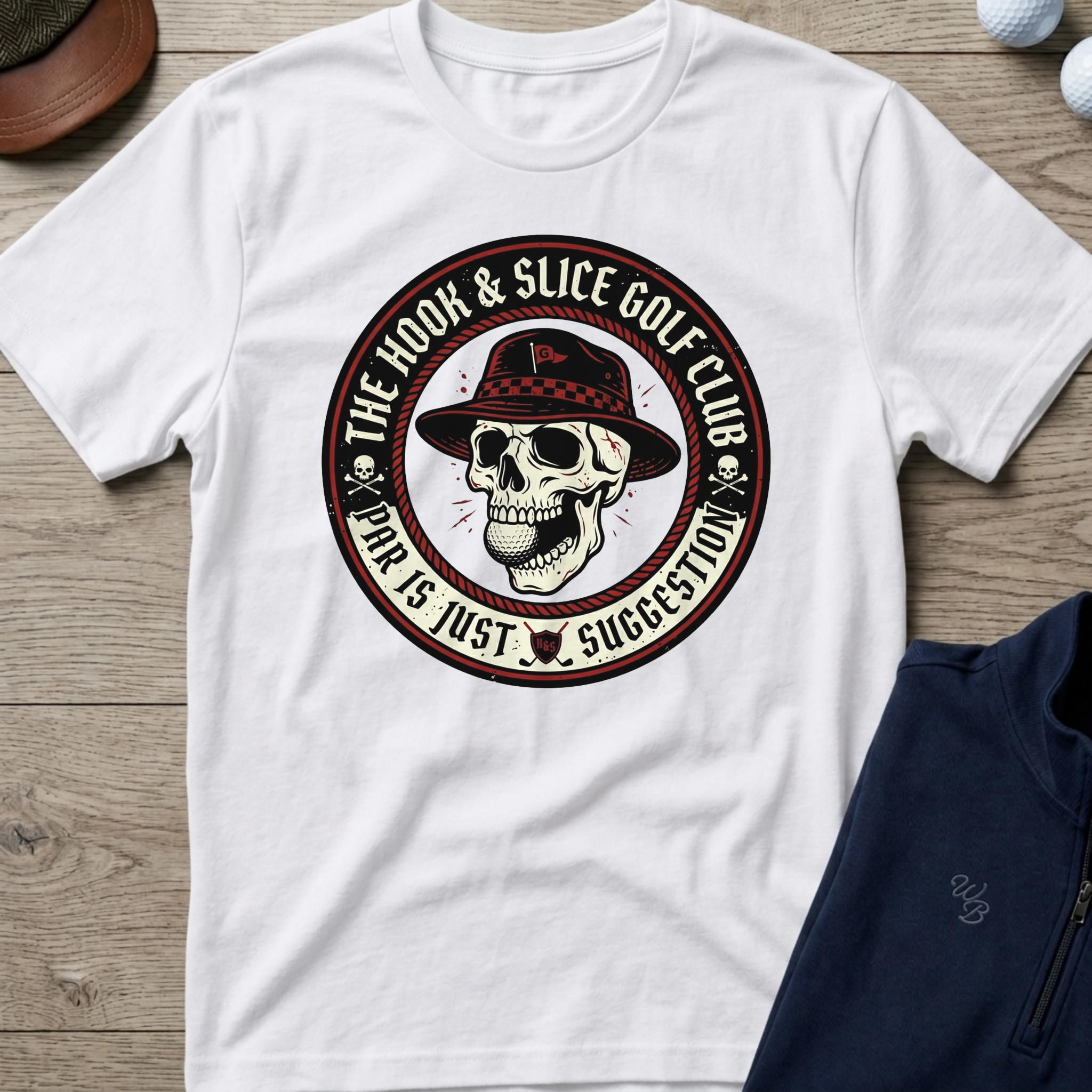 Par Is Just Suggestion — White t-shirt