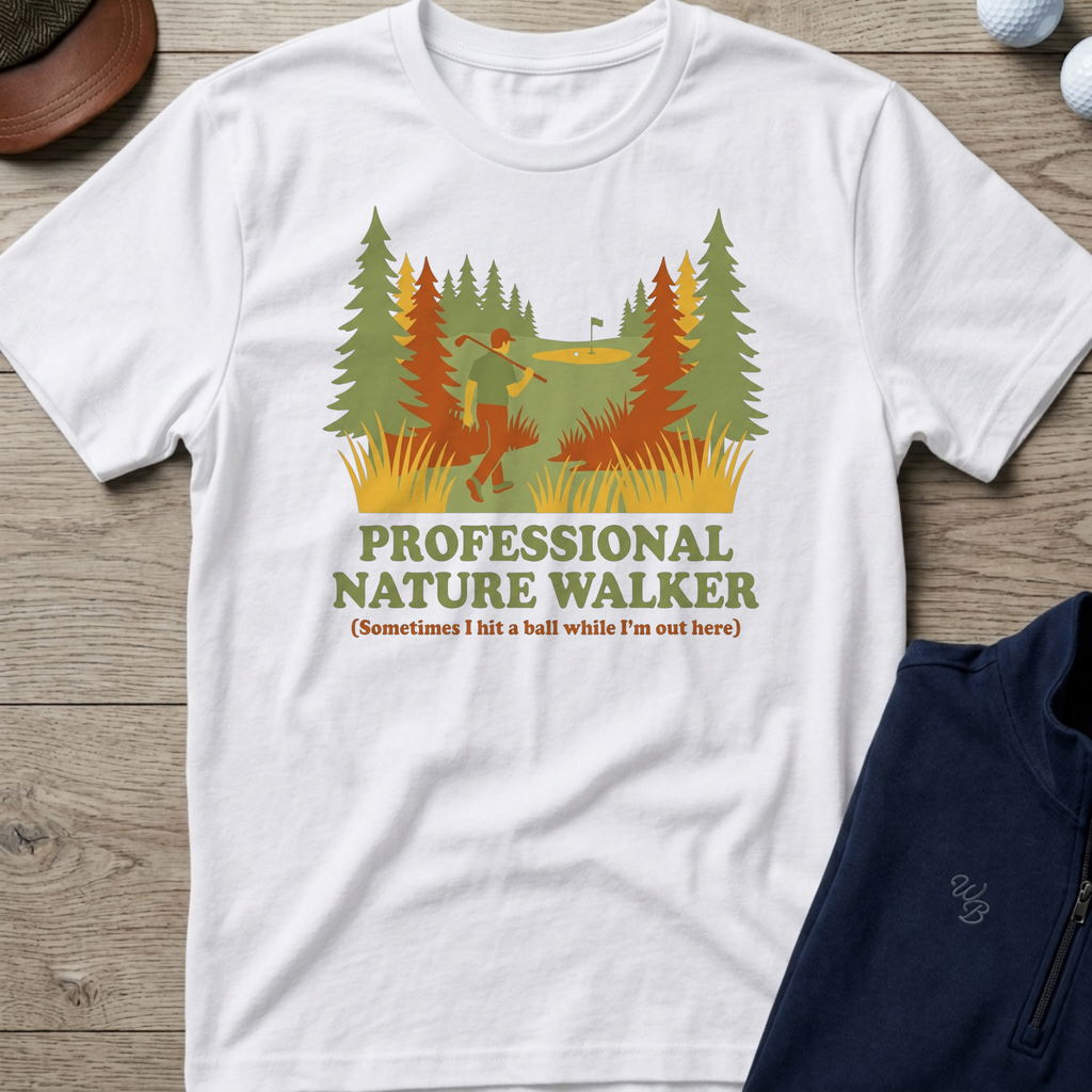 Nature Walker — White t-shirt