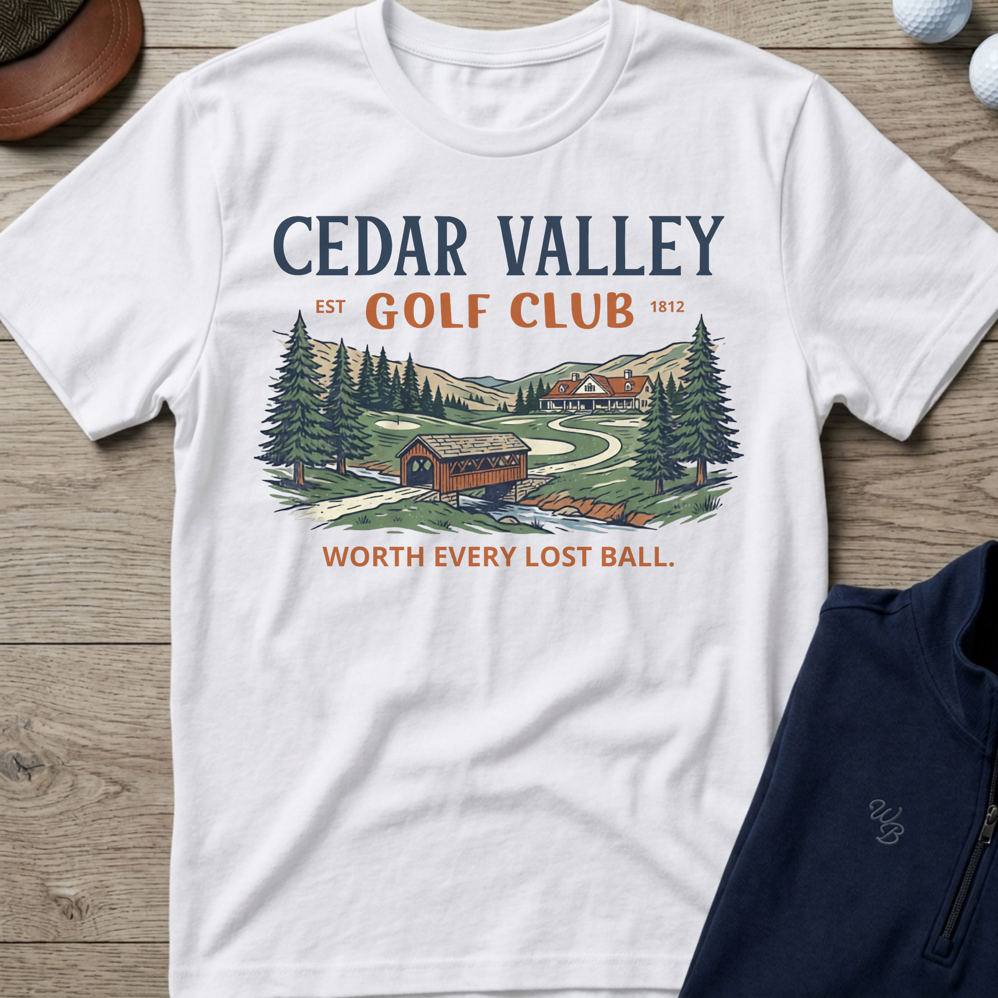 Cedar Valley — White t-shirt