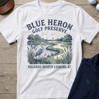 Blue Heron Preserve — White t-shirt