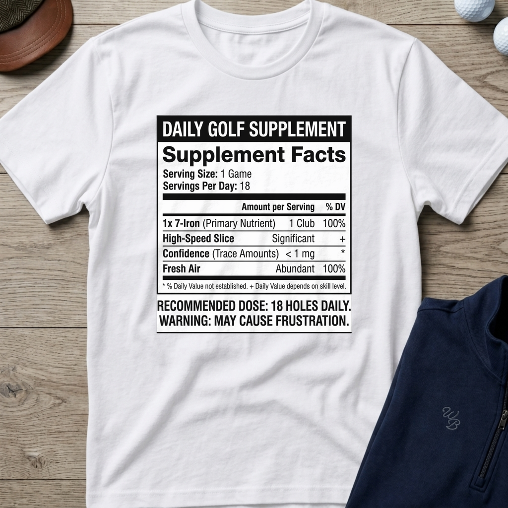 Daily Golf Supplement — White t-shirt