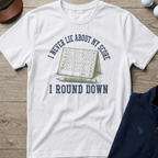 Round Down — White t-shirt