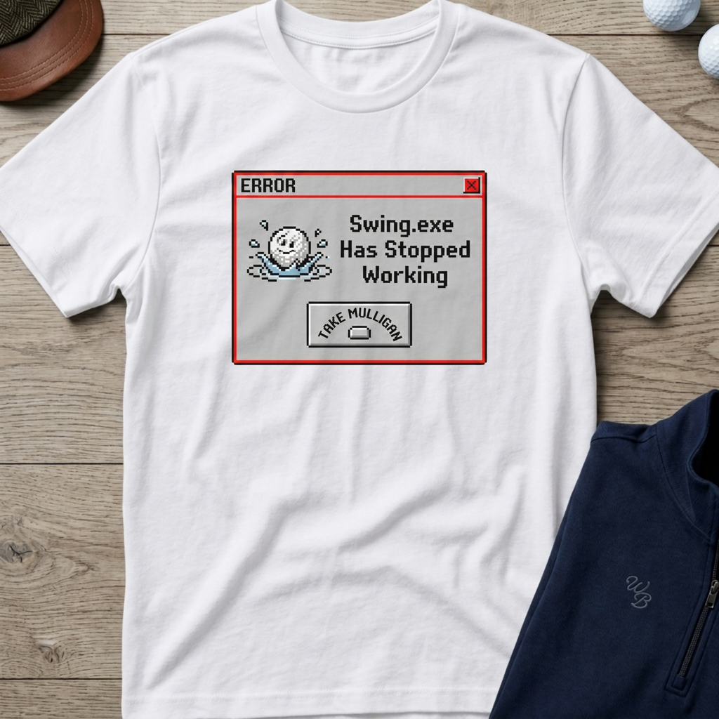 Take Mulligan — White t-shirt