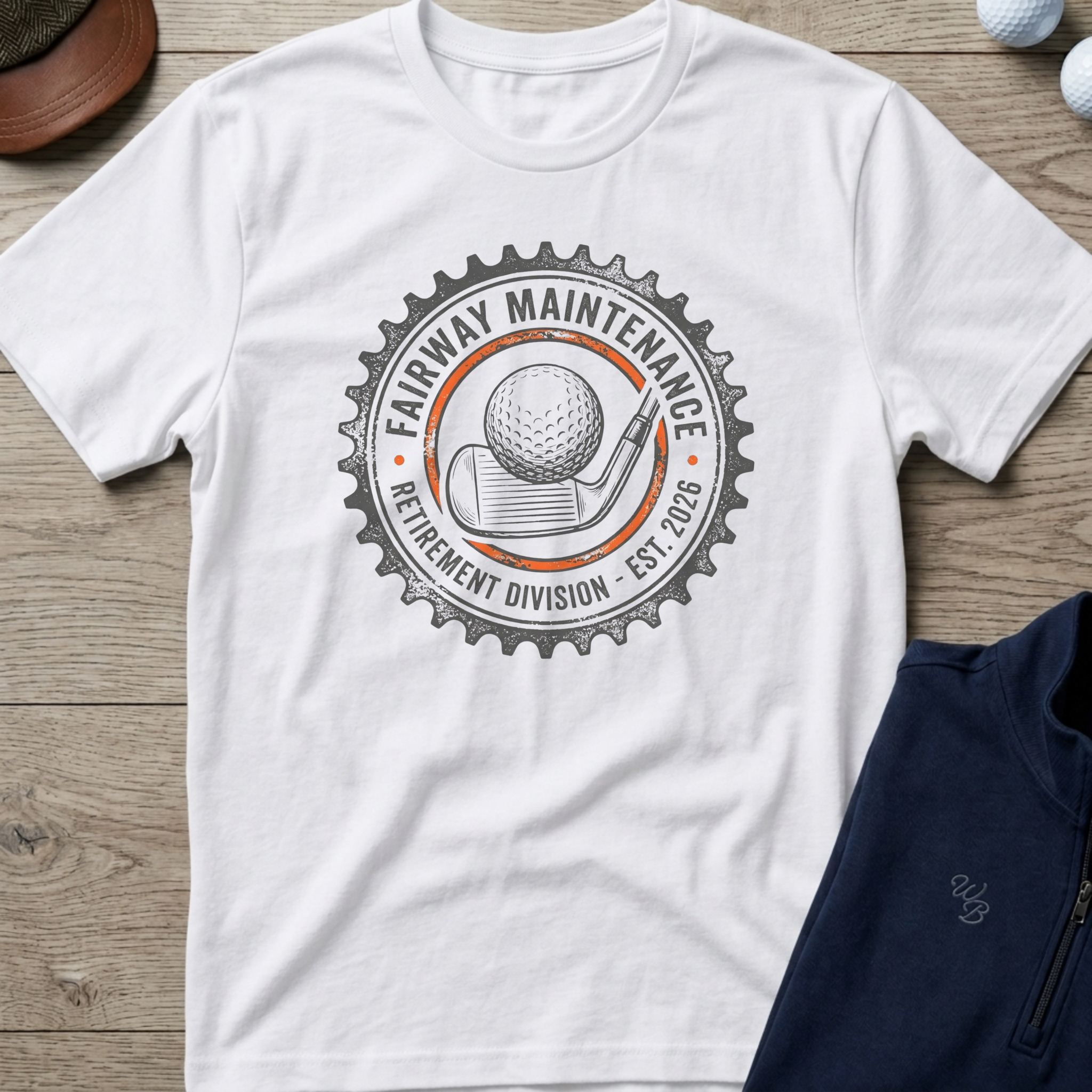 Fairway Maintenance — White t-shirt