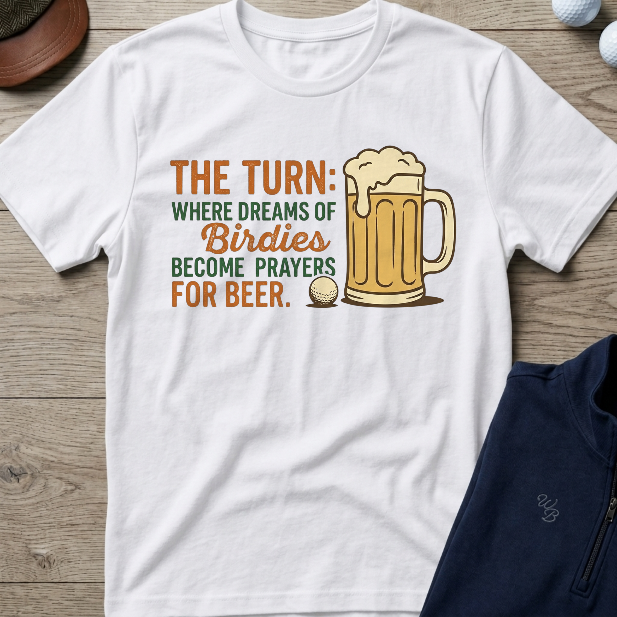 The Turn — White t-shirt